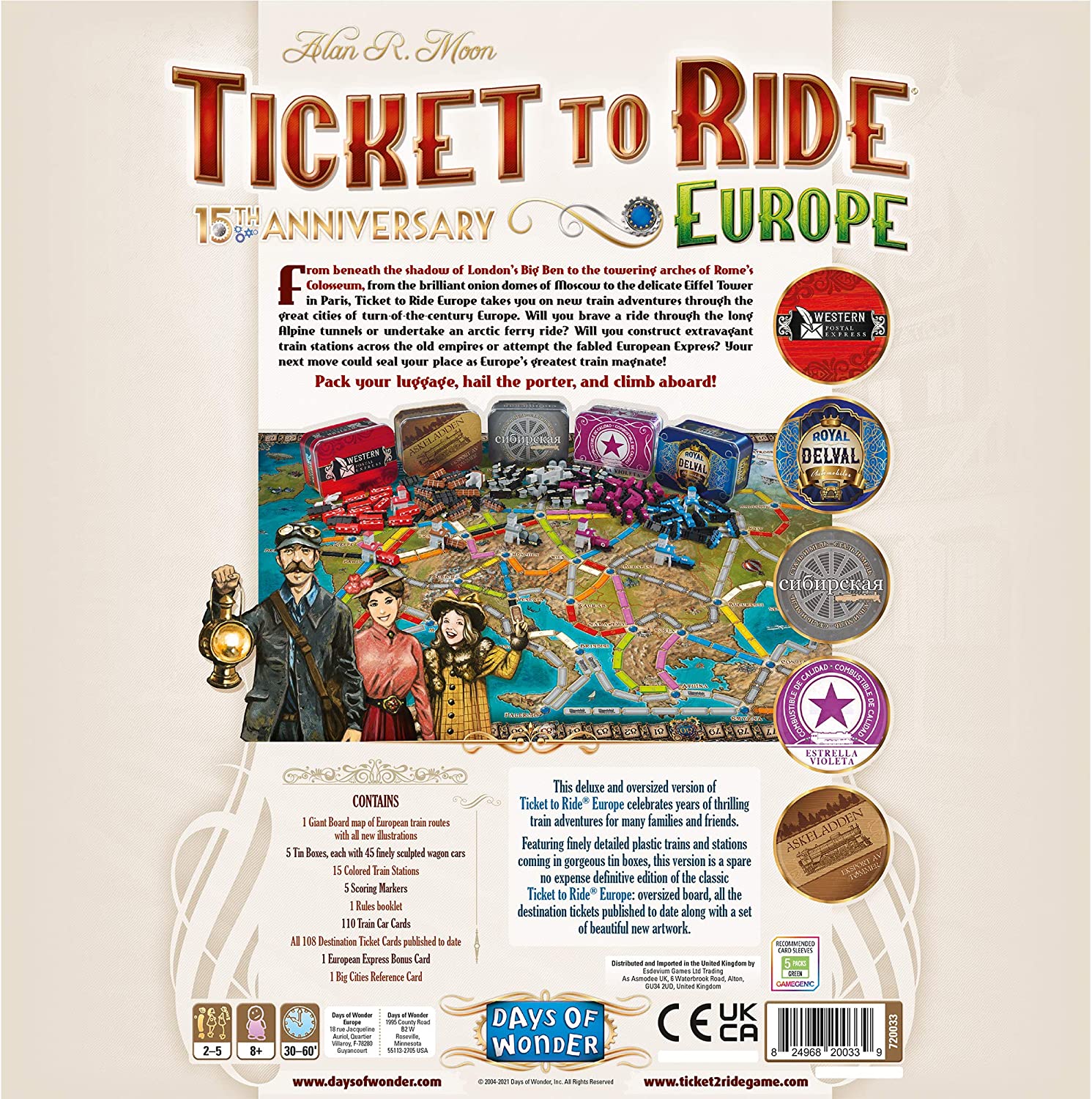 Ticket to Ride : Europe - 15th Anniversary